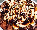 HMチーズココアパンケーキのバナナのせ作り方7写真