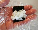 手づかみ★味付け海苔で一口おにぎり♪作り方3写真