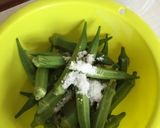 干しオクラ〜(o˘◡˘o)♡作り方4写真