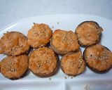 ☆簡単☆しいたけの鮭マヨ焼き作り方4写真