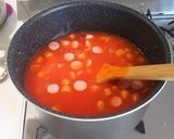 簡単！ウィンナーと豆のトマトスープ作り方4写真