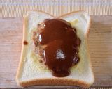 HBの乗っけオープンサンドだゼーッと！作り方2写真