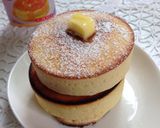 カフェ風♡厚焼きパンケーキ作り方7写真