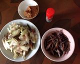 みょうがと身欠きニシンの味噌和え作り方2写真