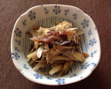 みょうがと身欠きニシンの味噌和え作り方4写真