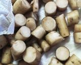 ゴマごまごぼう輪切りsimple甘辛作り方1写真