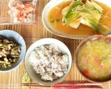 減塩　胡麻味噌汁♪作り方7写真