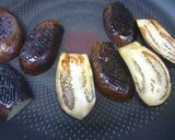 茄子とモロヘイヤの焼きびたし作り方3写真