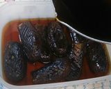 茄子とモロヘイヤの焼きびたし作り方4写真
