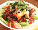 肉野菜炒め サラダ作り方3写真