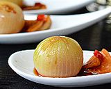 小さい玉ねぎの醤油漬け作り方4写真
