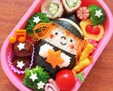 キャラ弁☆ハロウィン☆魔女ちゃん弁当作り方7写真