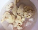 鶏皮とキュウリの酢の物作り方2写真