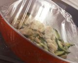 鶏皮とキュウリの酢の物作り方5写真