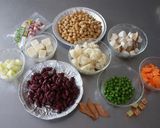 パンチェッタと豆のスープ作り方1写真