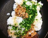 納豆好きにはたまらない☆納豆チャーハン作り方1写真
