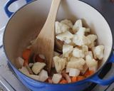 パンチェッタと豆のスープ作り方5写真