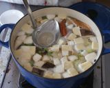 パンチェッタと豆のスープ作り方8写真