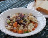 パンチェッタと豆のスープ作り方9写真