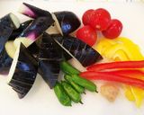彩り野菜の焼き浸し作り方1写真