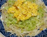 キャベツ&もやし&卵のあんかけ作り方6写真