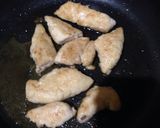 フレンチ風。ささみのクリームソース作り方4写真