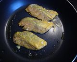 鮭のカレー風味バジルピカタ作り方5写真