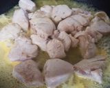 鶏胸肉のオレンジ、キーウィソース煮作り方2写真