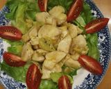 鶏胸肉のオレンジ、キーウィソース煮作り方4写真