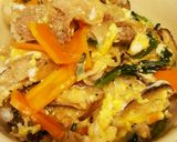 野菜たっぷり！ 簡単他人丼作り方7写真