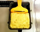 卵4個で！洋風ふわふわ厚焼きたまご作り方4写真