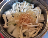 とうがんと干しエビのスープ→かき玉スープ作り方2写真