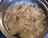 とうがんと干しエビのスープ→かき玉スープ作り方3写真