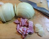 オニオンスープ~焼きトマトのせ~作り方1写真