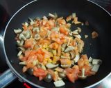 梅トマさっぱりチーズ焼きアボカドココット作り方3写真
