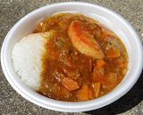 ドラゴンカレー4 桃カレー作り方12写真