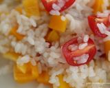 ソーセージと野菜のカレー炒めサラダごはん作り方2写真