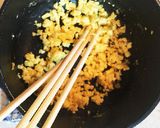 さんま缶と炒り玉子の混ぜご飯作り方3写真