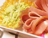 お弁当の隙間に☆簡単サラダとお花ハム作り方6写真