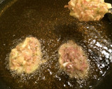 ＊紅生姜とひき肉のカリふわ揚げ焼き＊作り方3写真