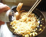 ツナコーン＆キノコの和風醤油スパ作り方3写真