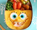 オムライスで＊スポンジボブキャラ弁作り方7写真