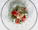 オクラ・胡瓜・ミニトマトの麺つゆマヨ和え作り方10写真