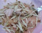 簡単！むね肉とごぼうの寄せ唐揚げ作り方4写真