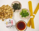 のり佃煮和風パスタ作り方1写真