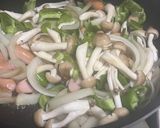 ♡簡単ランチ♡もちもちうどんナポリタン♡作り方1写真