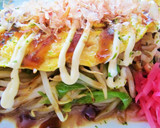 簡単＊節約＊美味♪もやしのお好み焼き風作り方6写真