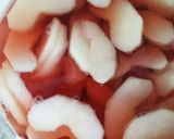 梨が余ったら、梨ムースケーキ作り方2写真
