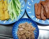 簡単！おかず巻き鮨作り方1写真