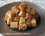 簡単♪れんこんのごま照り焼き作り方16写真